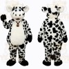 Black White Cow Mascot Costume