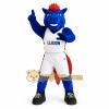 Blue Red Basketball Horse Mascot Costume Blue Red Basketball Horse Mascot Costume