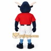 Navy Red White Bull Baseball Mascot Costume Navy Red White Bull Baseball Mascot Costume