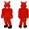Red White Dragon Mascot Costume