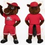 Brown Red Horse Mascot Costume