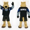Tan Black Blue Bronco Horse Mascot Costume