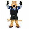 Tan Black Blue Bronco Horse Mascot Costume Tan Black Blue Bronco Horse Mascot Costume