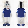 Gray Blue Horse Mascot Costume