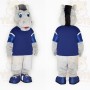 Gray Blue Horse Mascot Costume