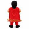 Red Black Superhero Man Mascot Costume Red Black Superhero Man Mascot Costume