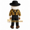 Yellow Black Bearded Lumberjack Mascot Costume Yellow Black Bearded Lumberjack Mascot Costume