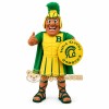 Green Yellow Spartan Warrior Mascot Costume