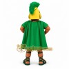Green Yellow Spartan Warrior Mascot Costume