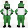 Green White Bearded Goblin Mascot Costume