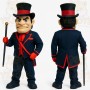 Navy Red Top Hat Ringmaster Mascot Costume
