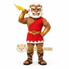 Red White Gold Greek God Mascot Costume Red White Gold Greek God Mascot Costume