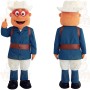 Blue White Cowboy With Red Glasses Mascot Costume