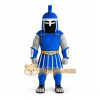 Blue Gray Spartan Warrior Mascot Costume Blue Gray Spartan Warrior Mascot Costume