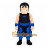 Black Blue Superhero Man Mascot Costume Black Blue Superhero Man Mascot Costume