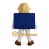 Navy Blue Blond Credit Card Man Mascot Costume Navy Blue Blond Credit Card Man Mascot Costume