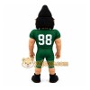 Green Black Football Player Mascot Costume