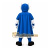 Blue White Caped Devil Mascot Costume Blue White Caped Devil Mascot Costume