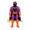 Purple Orange Superhero Mascot Costume Purple Orange Superhero Mascot Costume