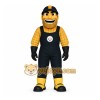 Black Yellow Construction Worker Mascot Costume Black Yellow Construction Worker Mascot Costume