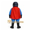 Blue Red Superhero Aviator Mascot Costume