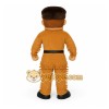 Tan Brown Fringed Frontiersman Mascot Costume