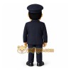 Navy Blue Police Officer Mascot Costume Navy Blue Police Officer Mascot Costume