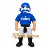 Blue White Pirate Mascot Costume