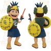 Yellow Green Aztec Warrior Mascot Costume