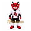 Red Black White Devil Mascot Costume