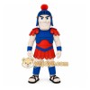 Blue Red Yellow Roman Soldier Mascot Costume Blue Red Yellow Roman Soldier Mascot Costume