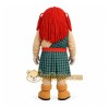 Red Hair Green Plaid Highlander Mascot Costume