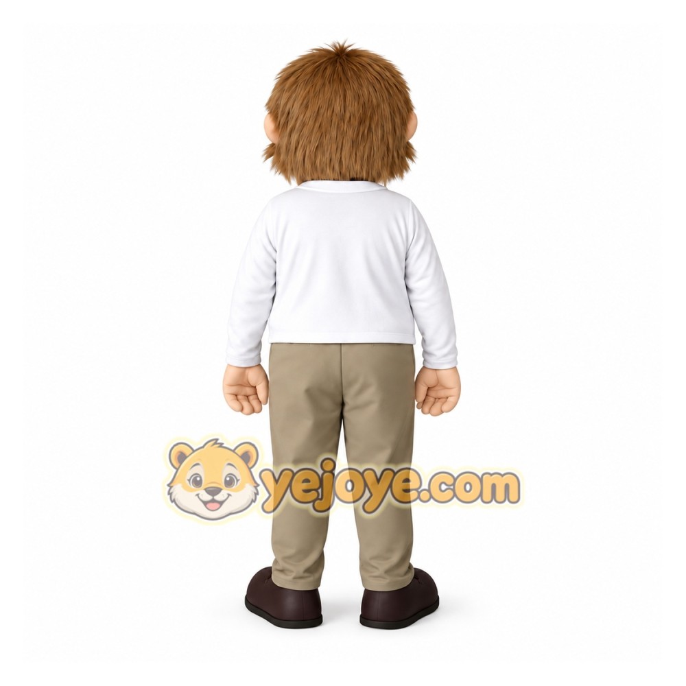 Tan Beige Credit Card Man Mascot Costume Tan Beige Credit Card Man Mascot Costume