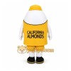 Yellow White Almond Nut Mascot Costume