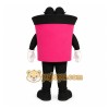 Pink Black Ice Cup Mascot Costume Pink Black Ice Cup Mascot Costume