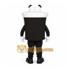 Black White Coffee Cup Mascot Costume Black White Coffee Cup Mascot Costume