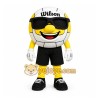 Yellow White Sunglasses Volleyball Mascot Costume Yellow White Sunglasses Volleyball Mascot Costume