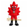 Red Maple Leaf Mascot Costume Red Maple Leaf Mascot Costume