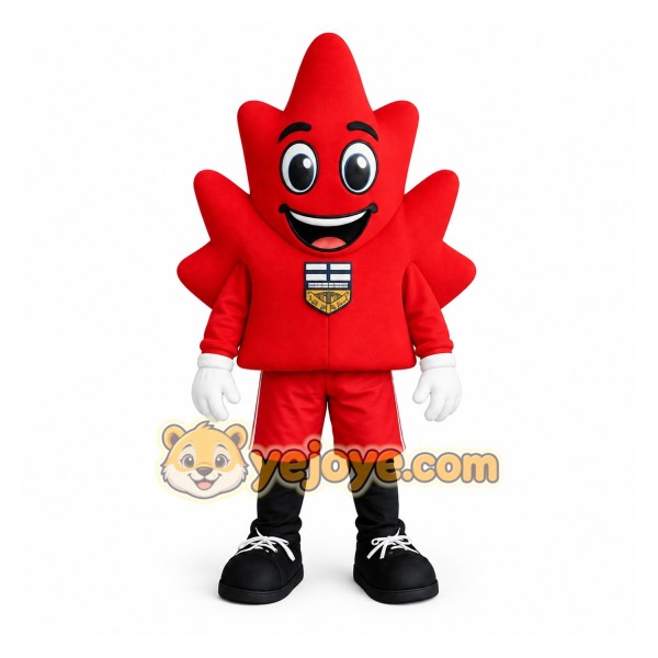 Red Maple Leaf Mascot Costume