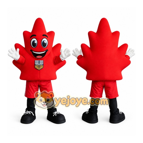 Red Maple Leaf Mascot Costume