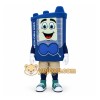 Blue White Medical Mesh Roll Mascot Costume Blue White Medical Mesh Roll Mascot Costume