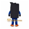 Black Red Sunglasses Trash Bag Mascot Costume Black Red Sunglasses Trash Bag Mascot Costume