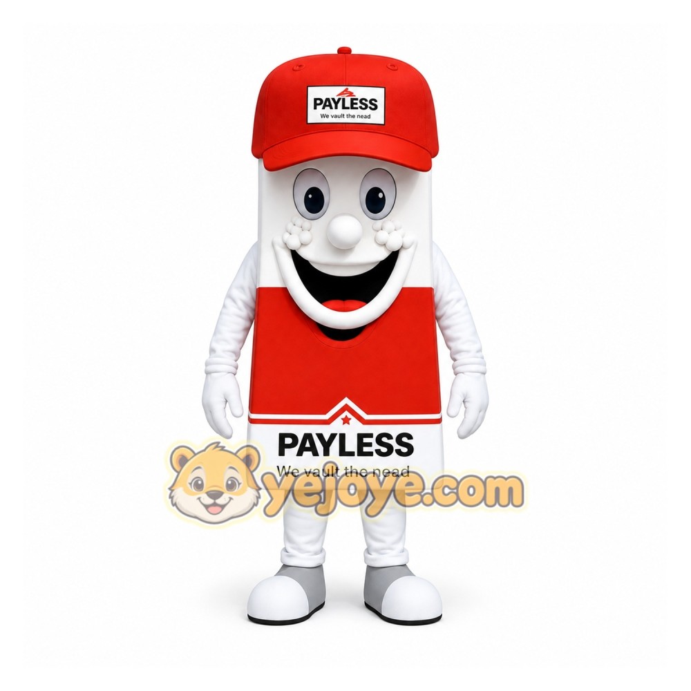 Red White Smiling Fuel Pump Mascot Costume Red White Smiling Fuel Pump Mascot Costume
