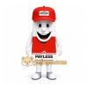Red White Smiling Fuel Pump Mascot Costume Red White Smiling Fuel Pump Mascot Costume