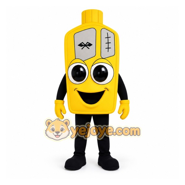 Yellow Bottle Mascot Costume