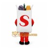 White Red Grocery Shopping Bag Mascot Costume White Red Grocery Shopping Bag Mascot Costume