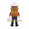 Brown White Peanut Cowboy Mascot Costume Brown White Peanut Cowboy Mascot Costume