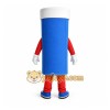 Blue White Red Movie Rental Kiosk Mascot Costume Blue White Red Movie Rental Kiosk Mascot Costume