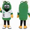 Green Yellow Cartoon Monster Mascot Costume