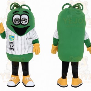 Green Yellow Cartoon Monster Mascot Costume
